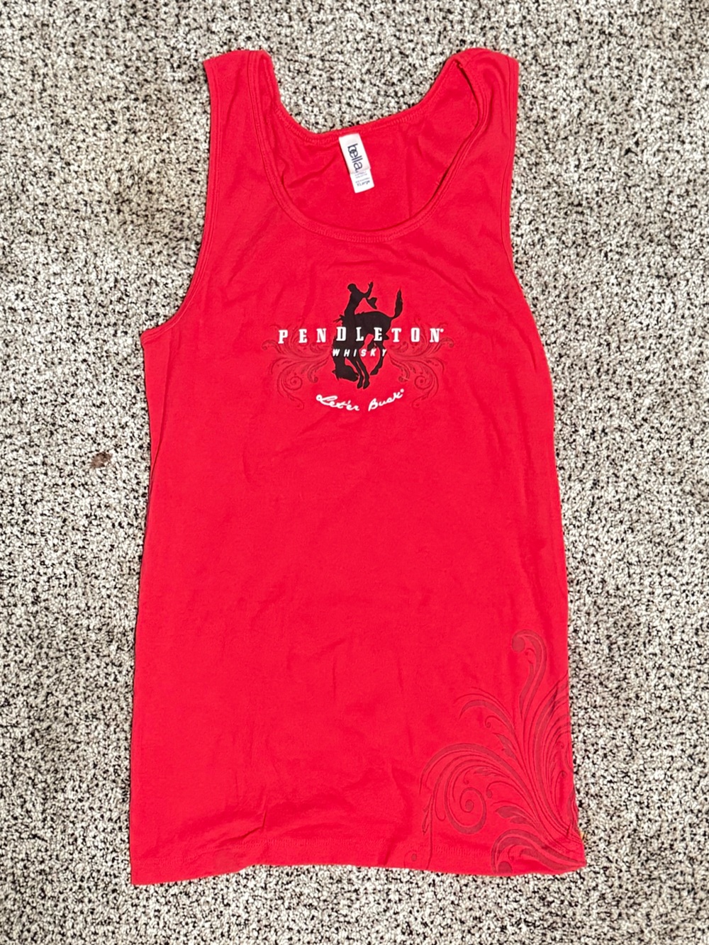 Pendleton Bright Red Girls' Graphic Tank Top